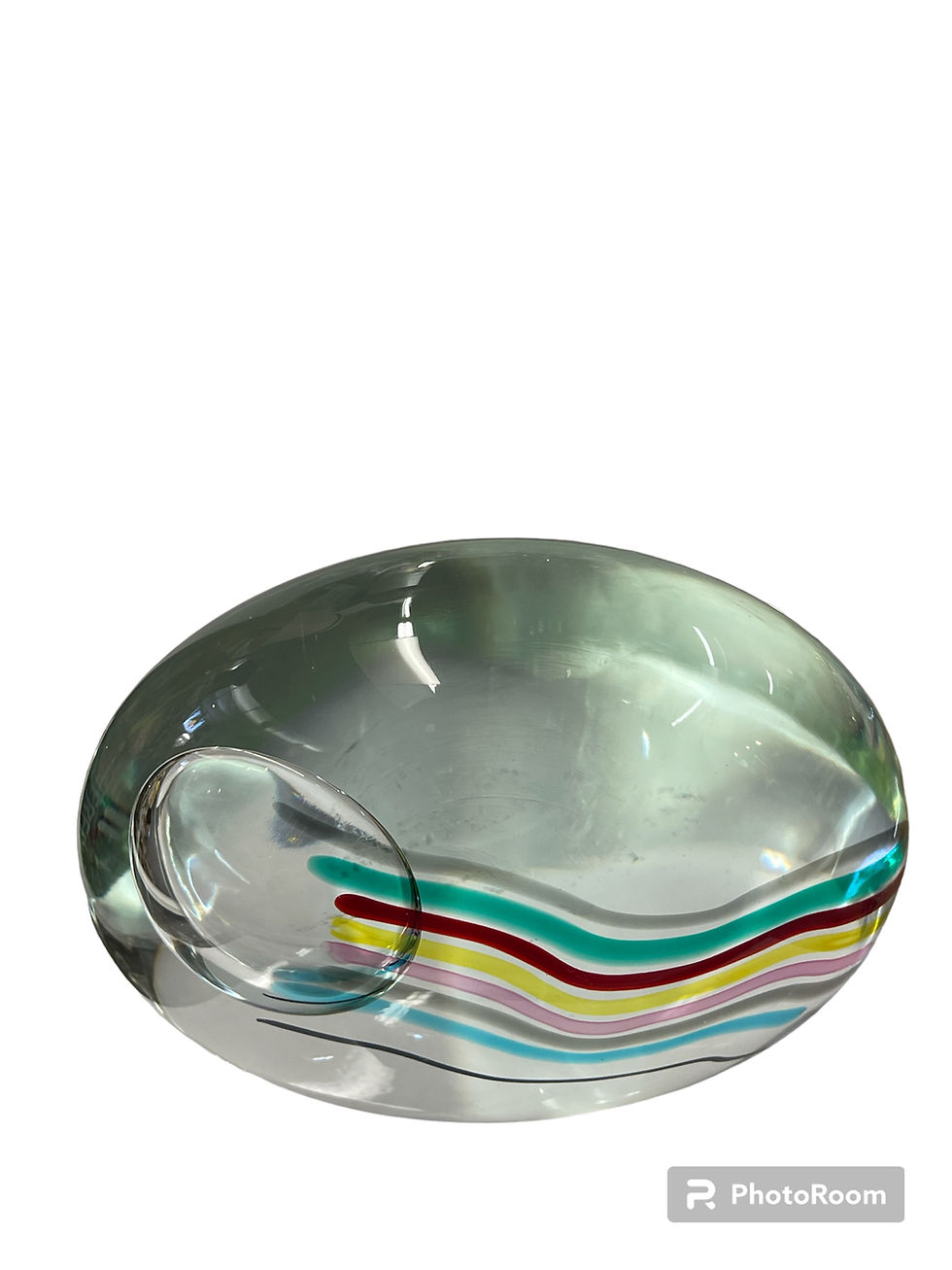 Thumbnail: Signed Manfreidi Art Glass Controlled Bubble