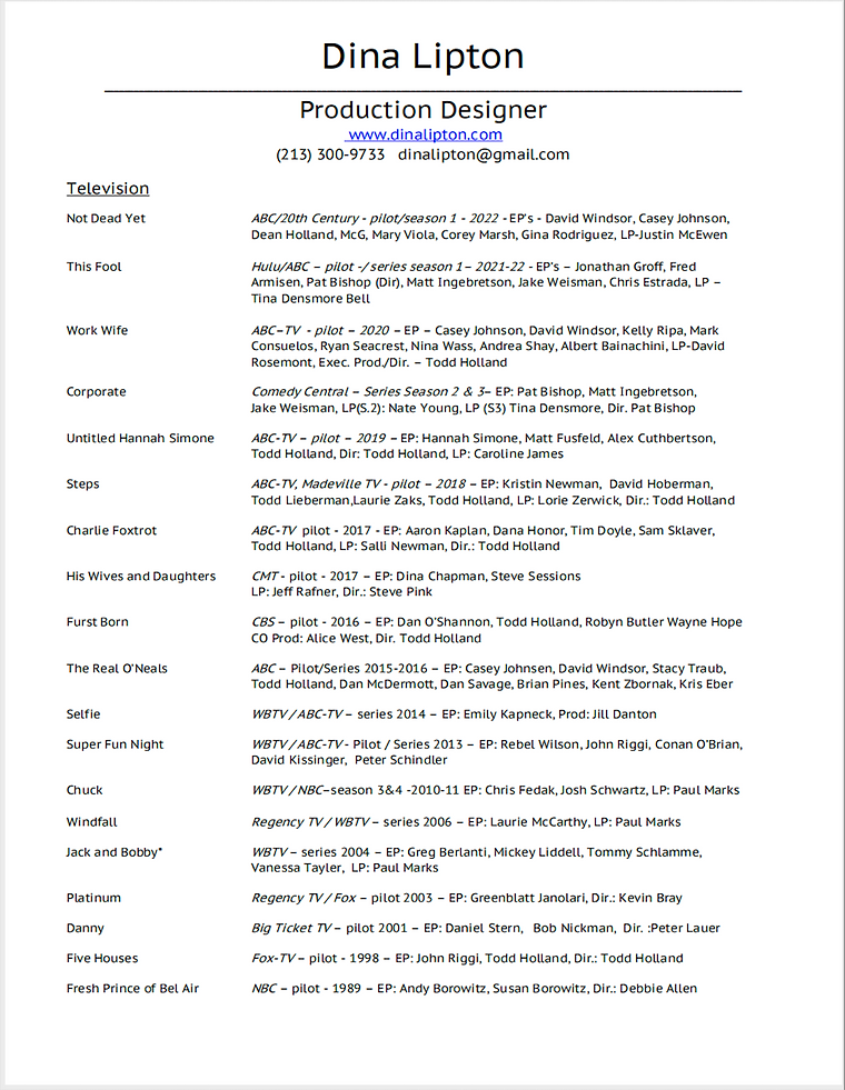 Dina Resume screen shot.png