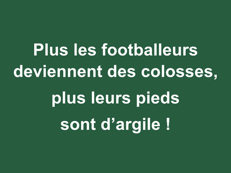 La forme physique est une des principales causes des blessures footballistiques