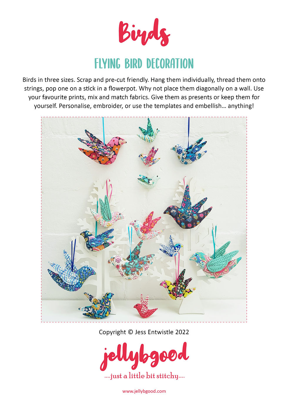 Birds Pdf Pattern Jellybgood