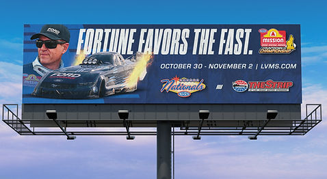 LV2 Outdoor Billboard - Fortune Favors t