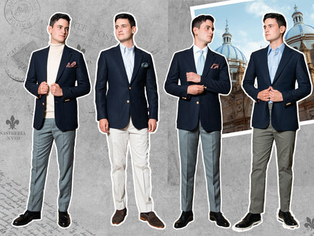 4 maneras de vestir un Navy Blazer