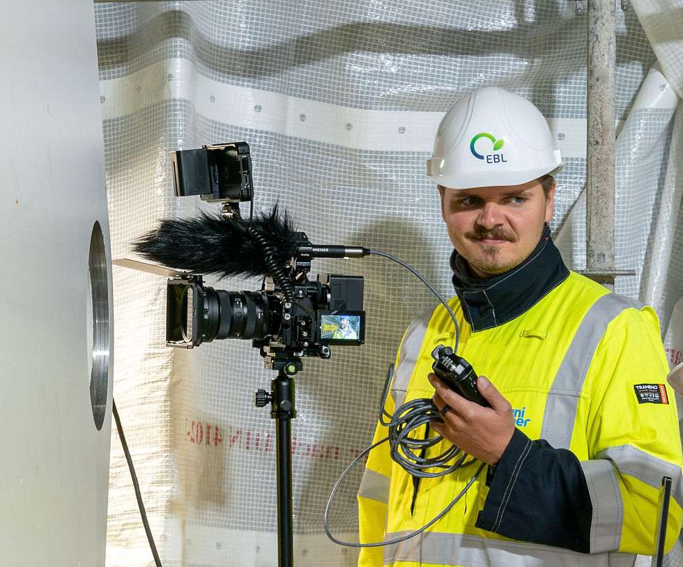 Mobiles Kamera- und Ton-Setup bei Eventproduktion unter realen Bedingungen