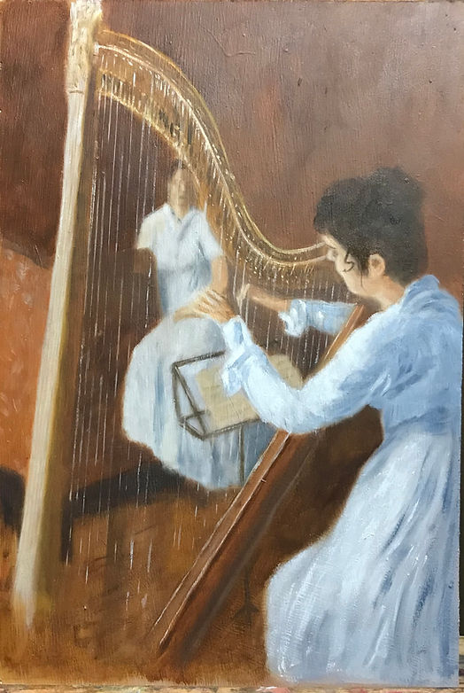 Harp Solo 12x8 oil on panel.JPG
