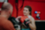 Kickboxing training