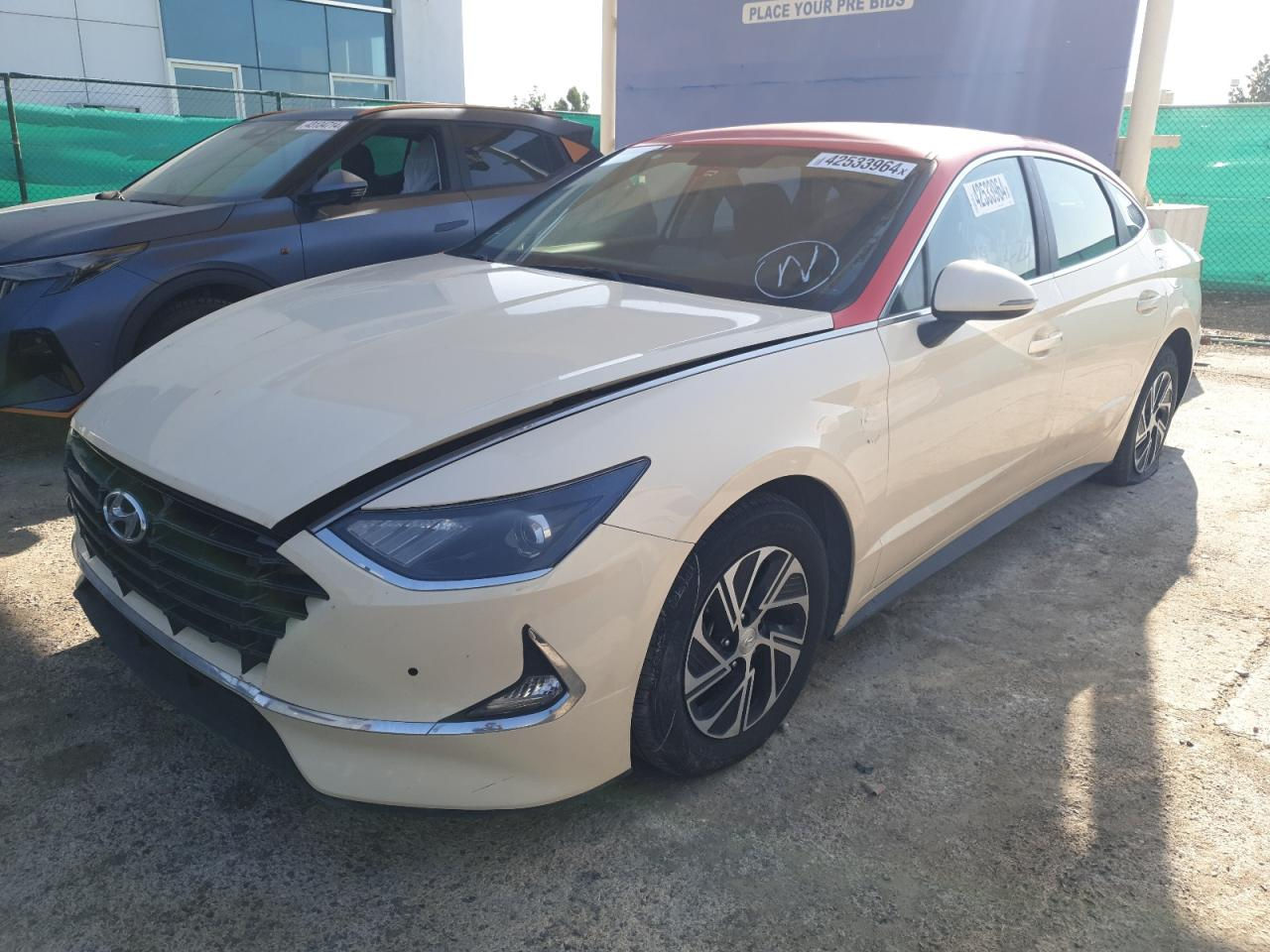 KMHL241J6MA014177 HYUNDAI SONATA 2021 TWO TONE VIN