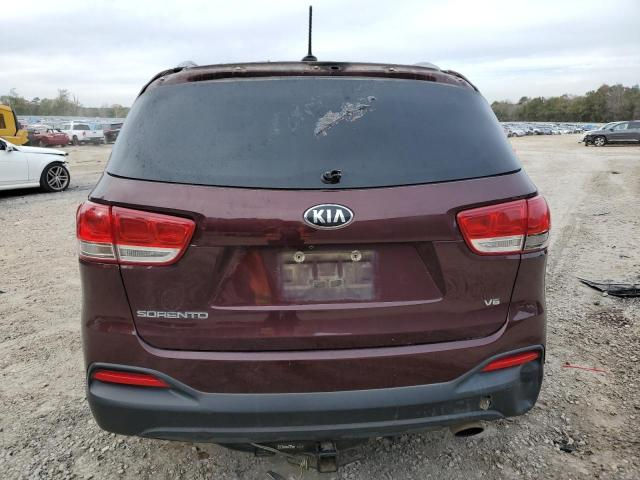 Thumbnail: 5XYPG4A56HG272022 KIA SORENTO 2017 BURGUNDY LX VIN: