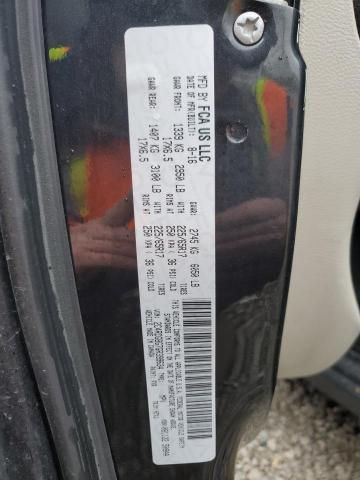 Thumbnail: 2C4RDGBG7GR399634 DODGE CARAVAN 2016 BLACK GRAND CARA