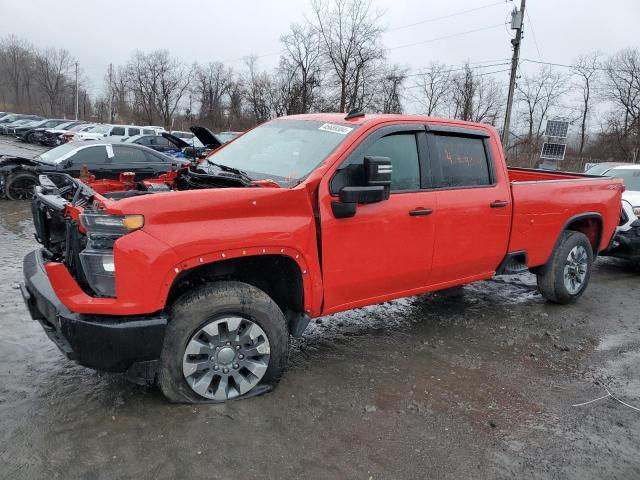 Thumbnail: 1GC4YME78NF268872 CHEVROLET ALL Models 2022 RED SILVERADO