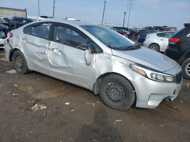 Thumbnail: 3KPFK4A70HE102442 KIA FORTE 2017 SILVER LX VIN: