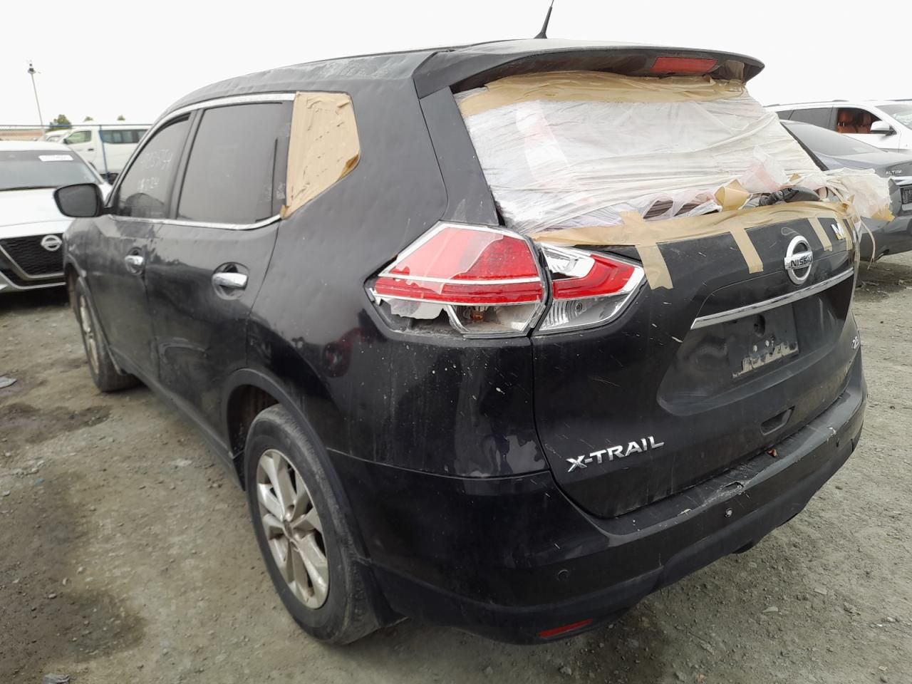 JN1BT2MU0FW002008 NISSAN XTRAIL 2015 BLACK VIN:Water/flood