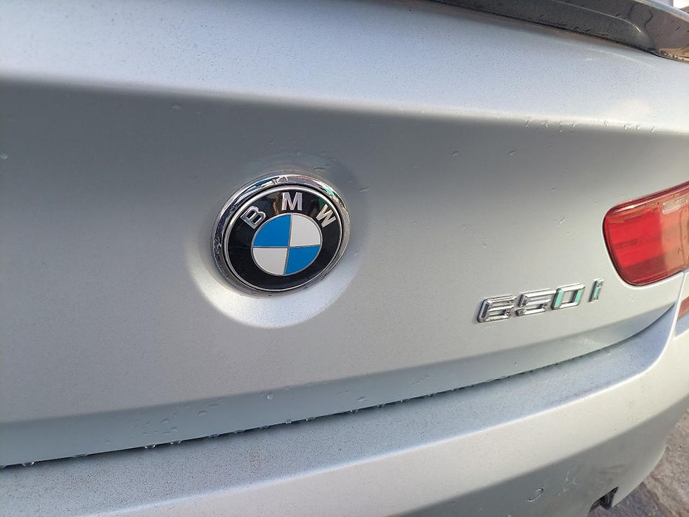 Thumbnail: WBA6B2106FD145430 BMW 650I 2015 SILVER VIN:Water/flood