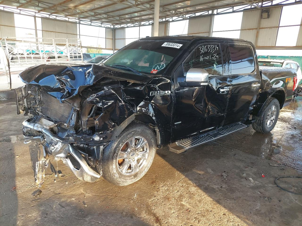1FTEW1EG4HKD97857 FORD F150 2017 BLACK VIN: