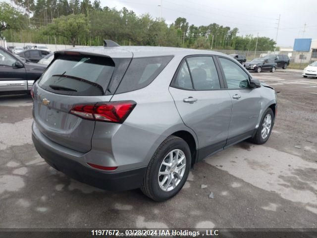 Thumbnail: 3GNAXHEGXPL260091 CHEVROLET EQUINOX 2023 Gray VIN: