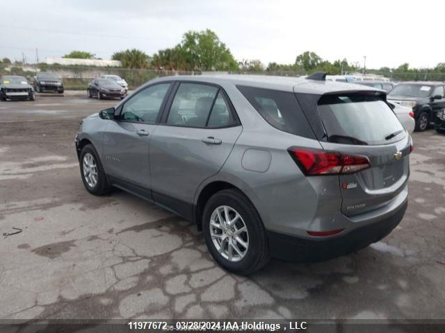 Thumbnail: 3GNAXHEGXPL260091 CHEVROLET EQUINOX 2023 Gray VIN: