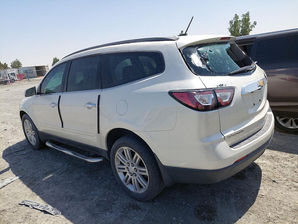 Thumbnail: 1GNKR8KD9DJ239938 CHEVROLET TRAVERSE 2013 WHITE VIN:Water/flood
