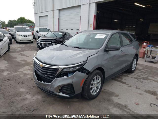 Thumbnail: 3GNAXHEGXPL260091 CHEVROLET EQUINOX 2023 Gray VIN: