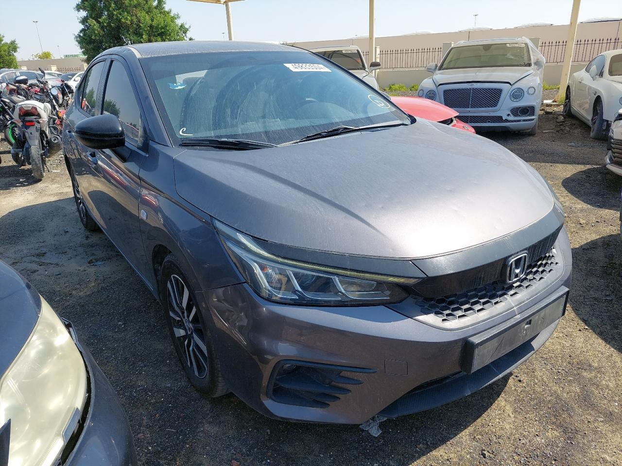 MAKGN2698N4100060 HONDA CITY 2022 GRAY VIN:Water/flood