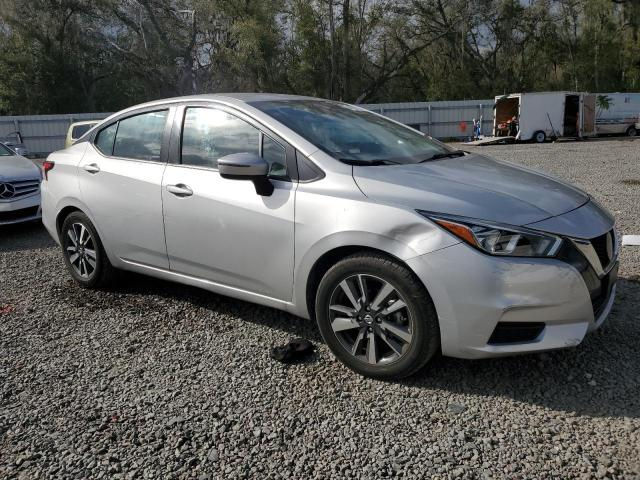 Thumbnail: 3N1CN8EV0ML827722 NISSAN VERSA 2021 SILVER SV VIN: