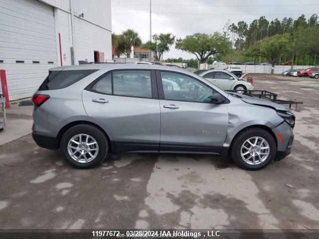 Thumbnail: 3GNAXHEGXPL260091 CHEVROLET EQUINOX 2023 Gray VIN: