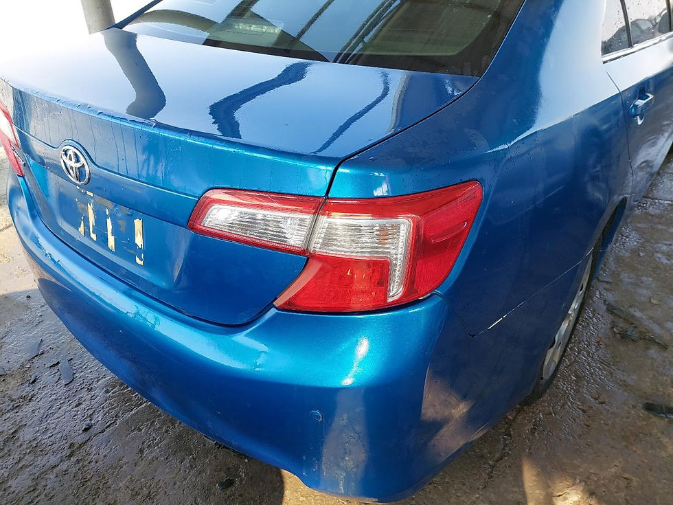 Thumbnail: 6T1BF9FK7FX584059 TOYOTA CAMRY 2015 BLUE VIN:Water/flood