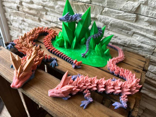 Kristalldrachen in verschiedenen Farben und Größen am 20€