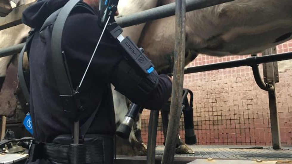 Ton de Melkveehouder – Schoudersteun met Skelex 360