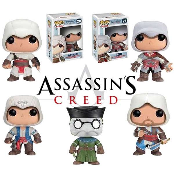 muñecos pop assassins creed