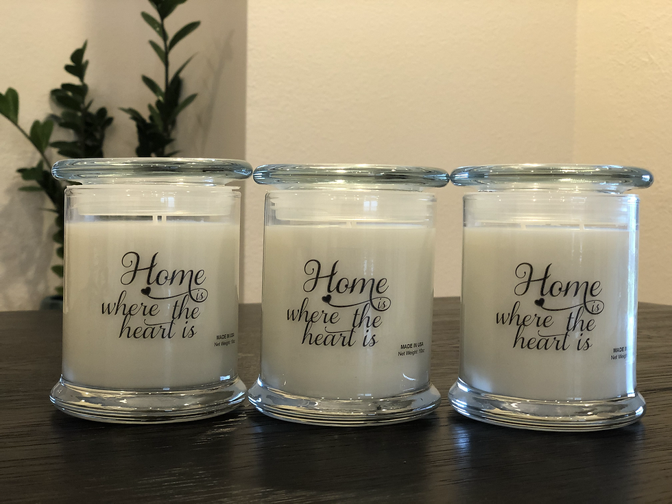 Thumbnail: 12oz Organic Soy Candle - Home is Where the Heart Is