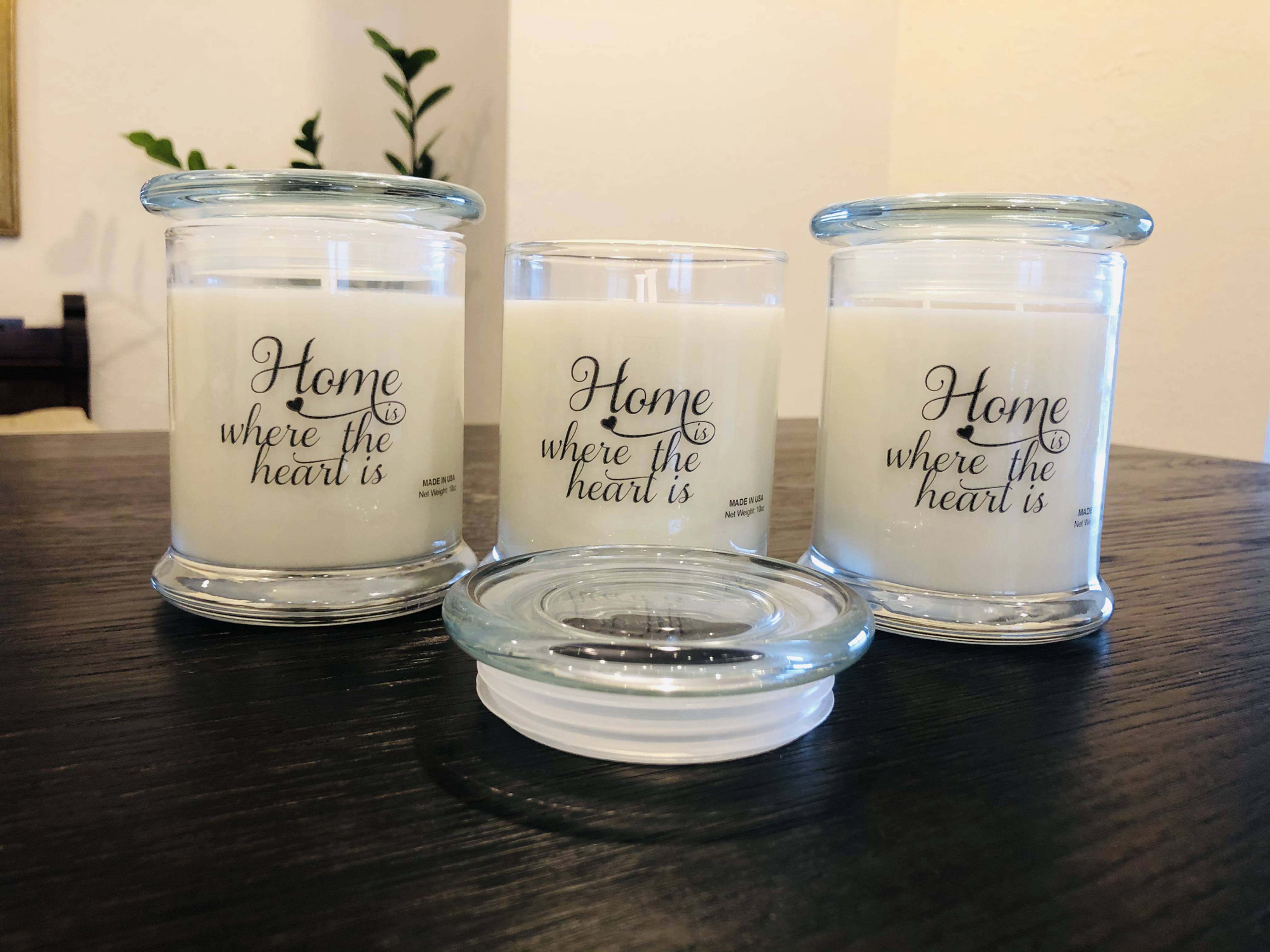 12oz Organic Soy Candle - Home is Where the Heart Is