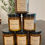 Thumbnail: Set of 6 - 9oz natural scented soy candles - Amber - Great for gifting.
