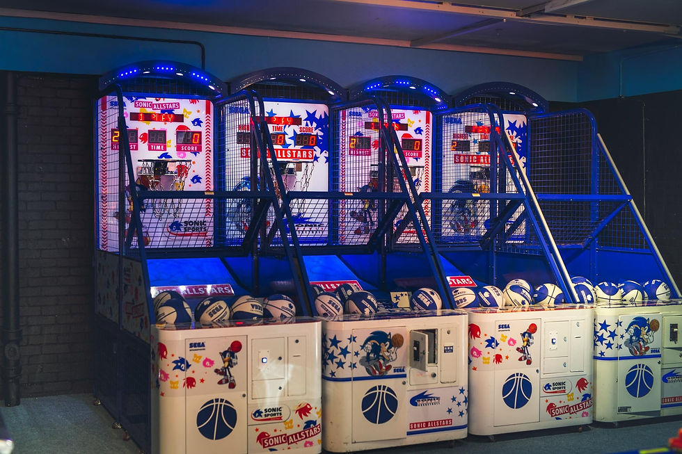 Basketball arcade games at High Score Southampton
