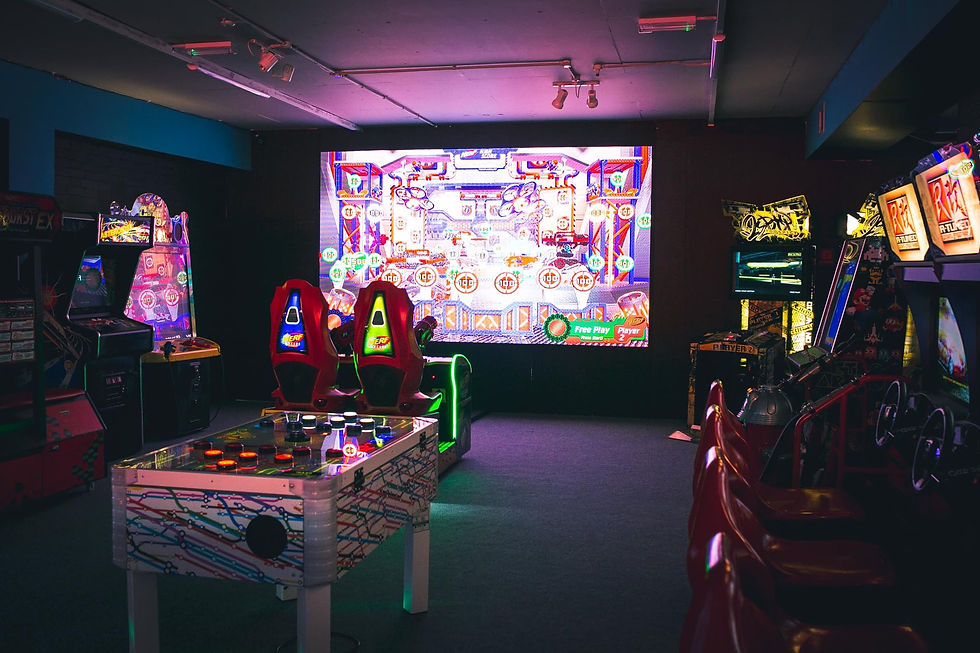 Giant Nerf gun at High Score Southampton