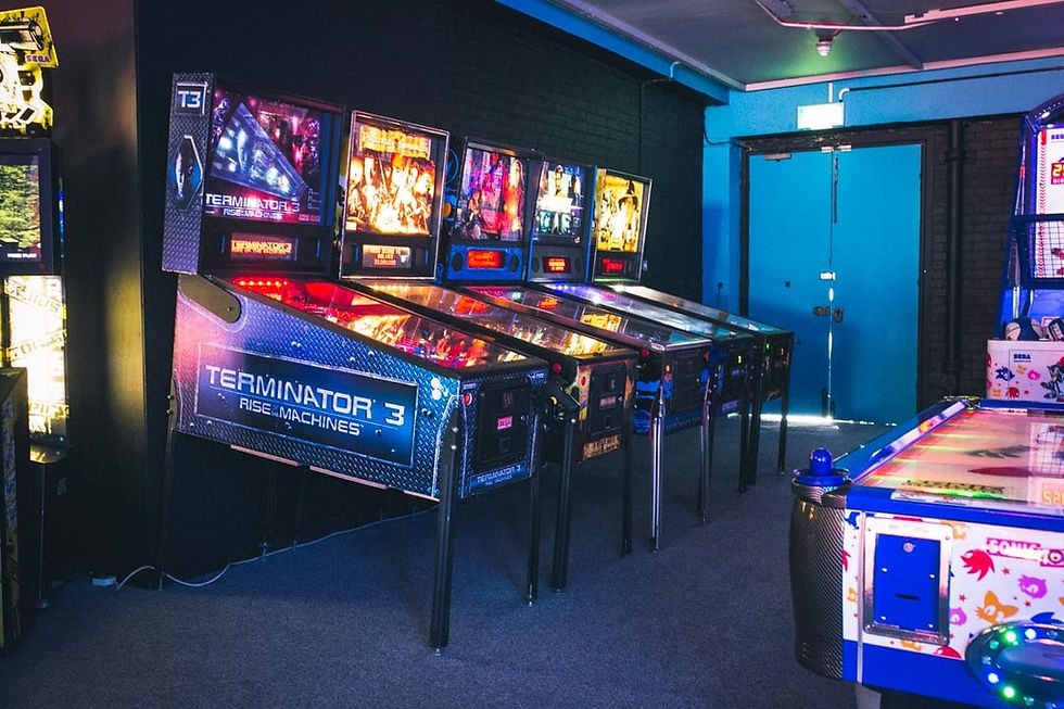 Pinball selection at High Score Southampton