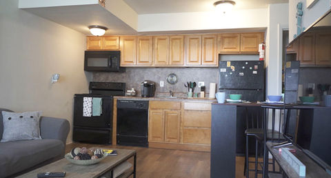 Stainless steel kitchen appliances