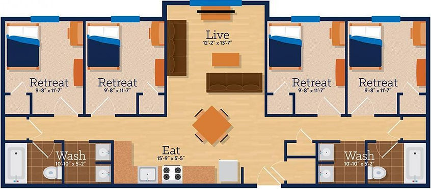 College Station Floor Plan