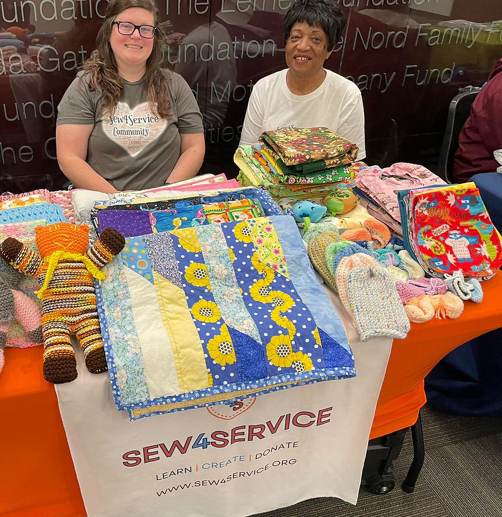 Volunteers Attending a Community Event