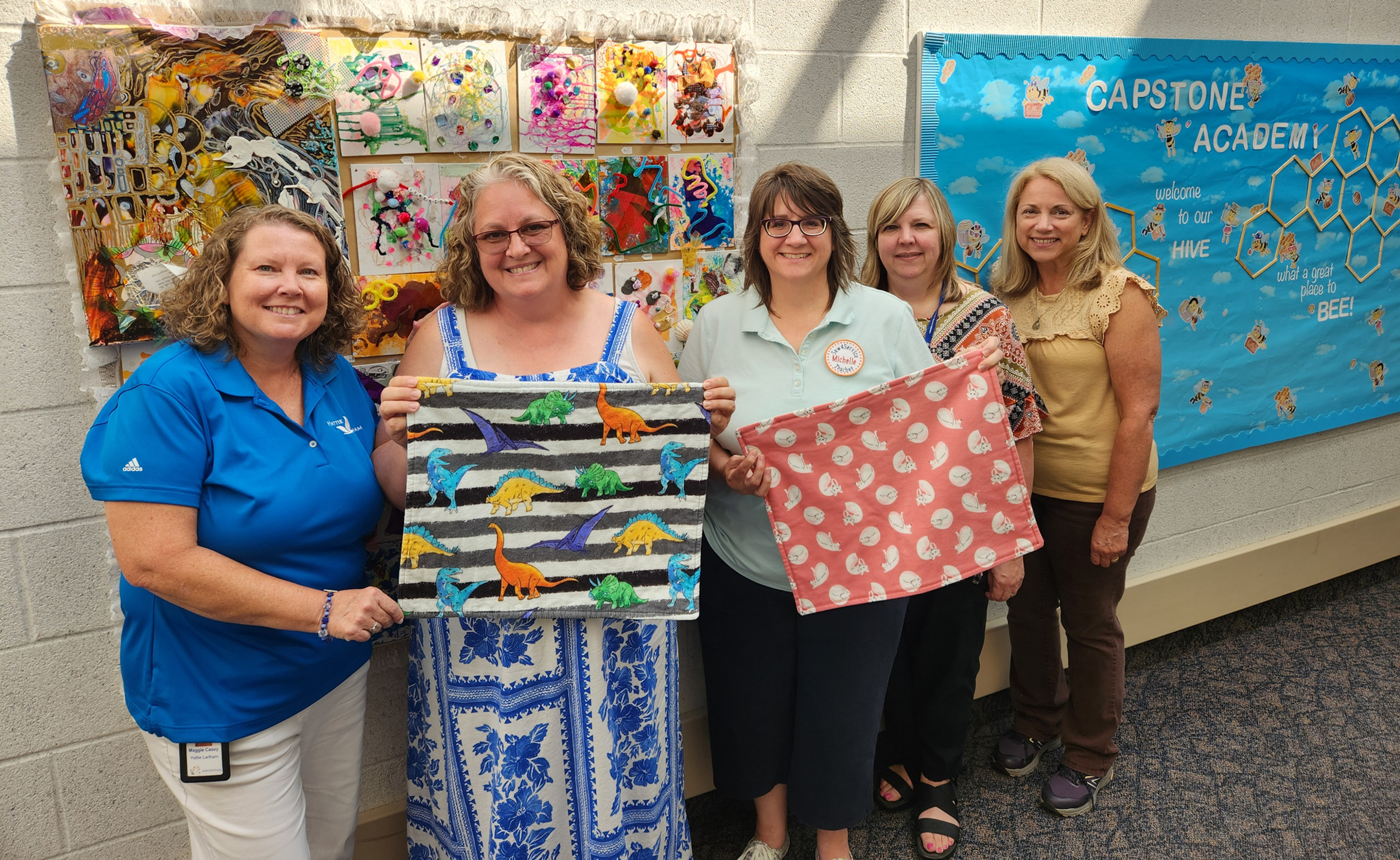 Delivering Face Mats to Hattie Larlham Center for Disabled Children