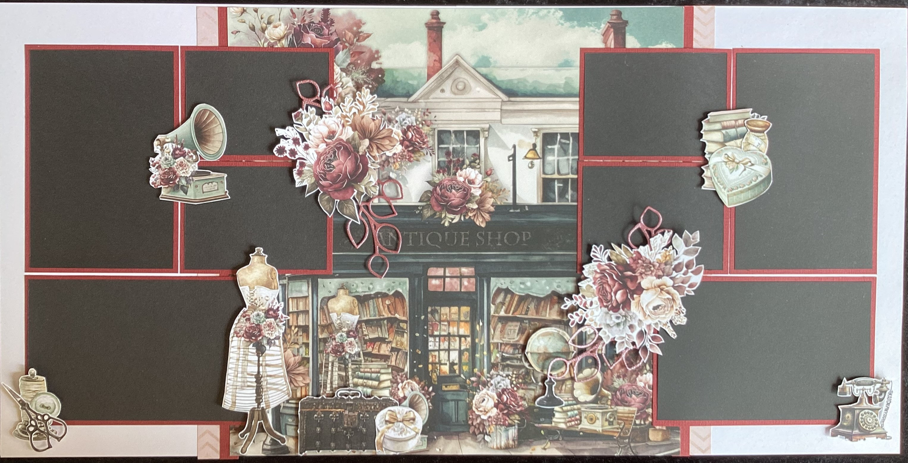 Scrapbook Kit 26- Antique Shop