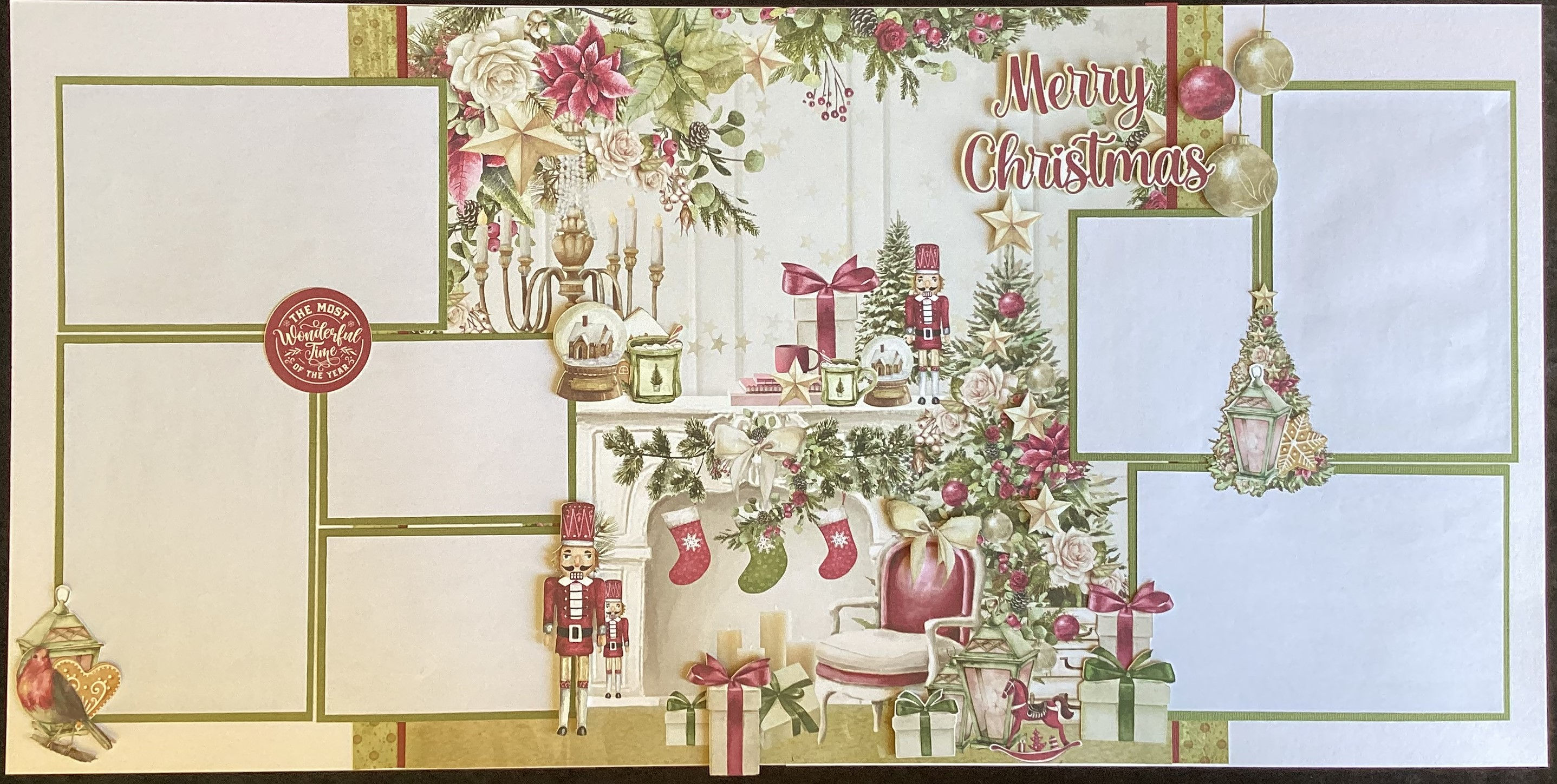Scrapbook Kit - Christmas Mantlelpiece