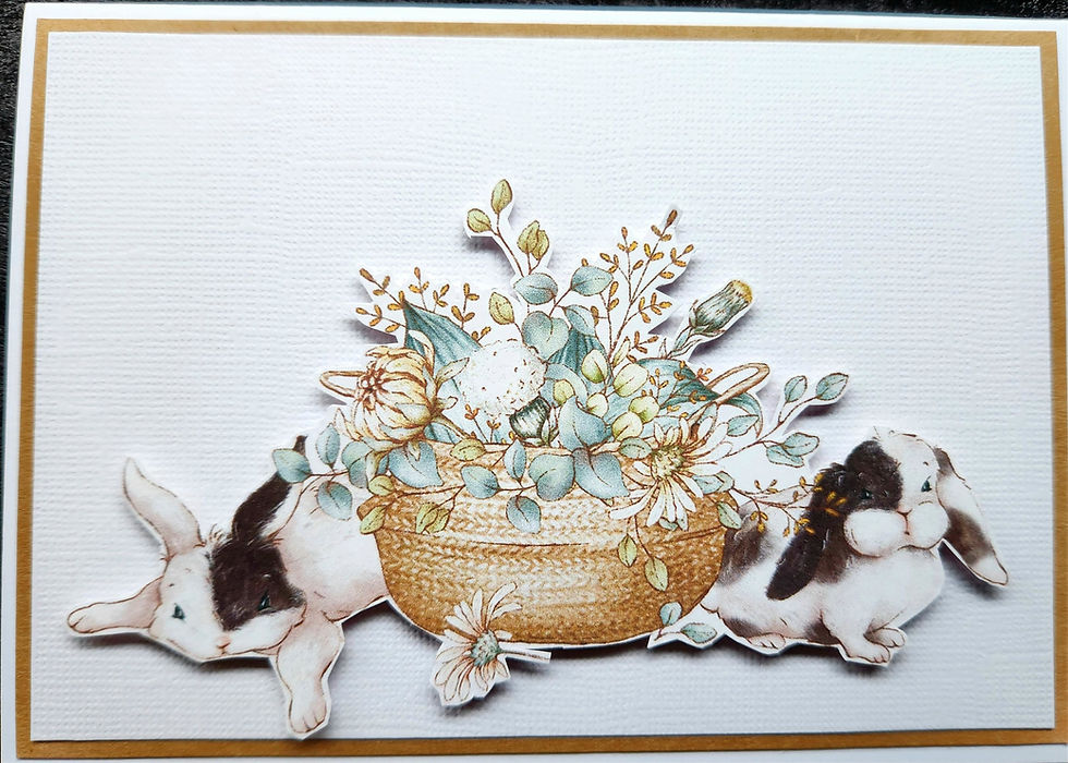 Thumbnail: Card Kit 30 Bunnies & Butterflies