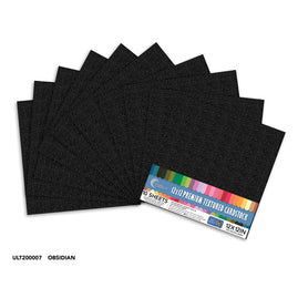 Couture Creations Textured Cardstock- Obsidian (Black) 216 gsm