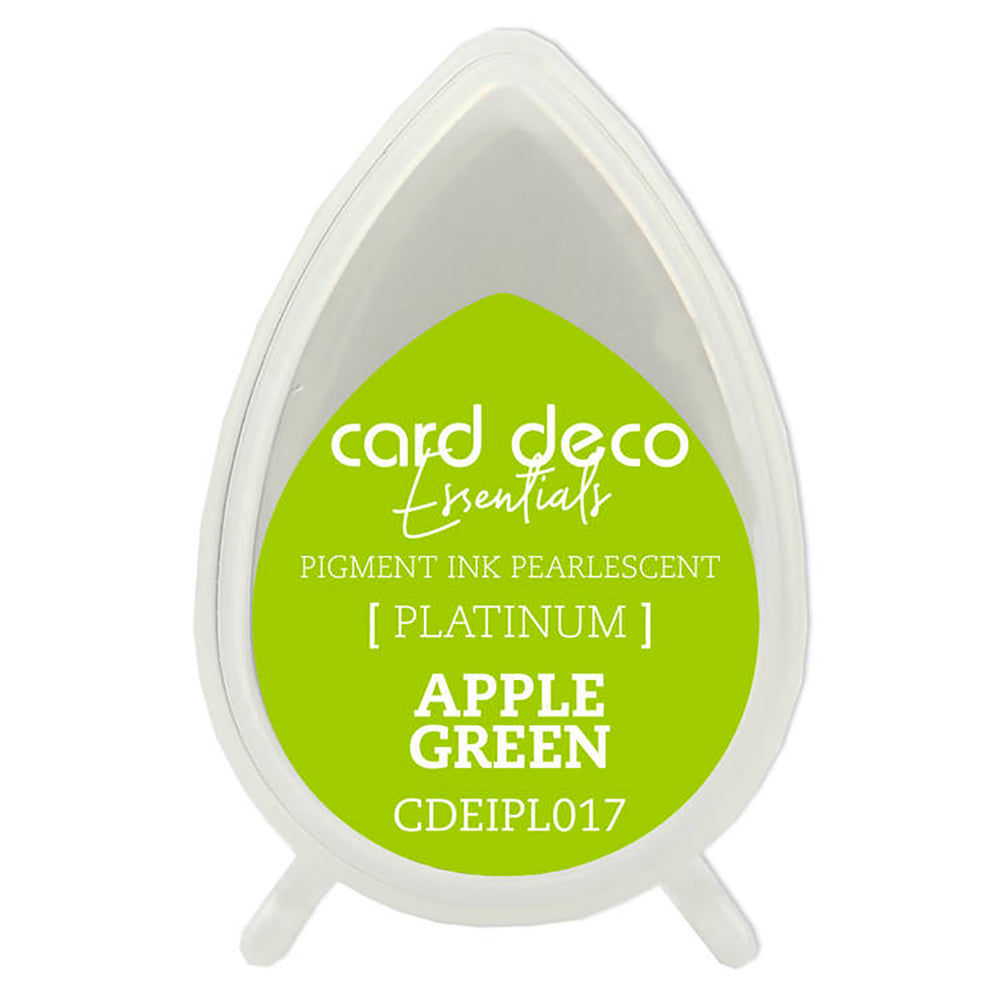 Card Deco Essentials Pigment Ink Pearlescent (Platinum)- Apple Green