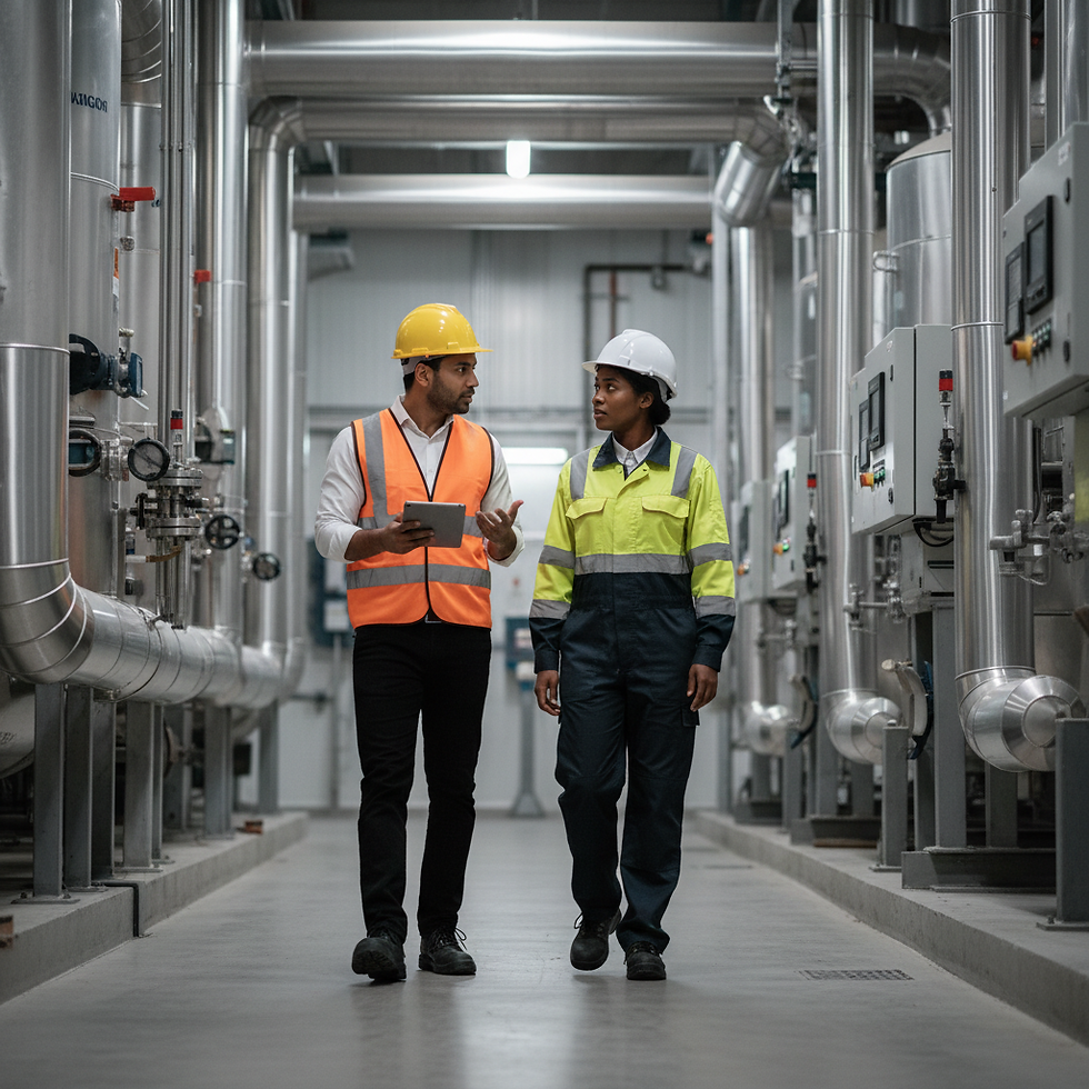 Engineers supporting complex industrial and energy projects