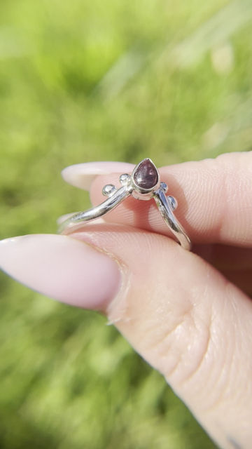 Thumbnail: Prince Odin Ring - purple tourmaline 