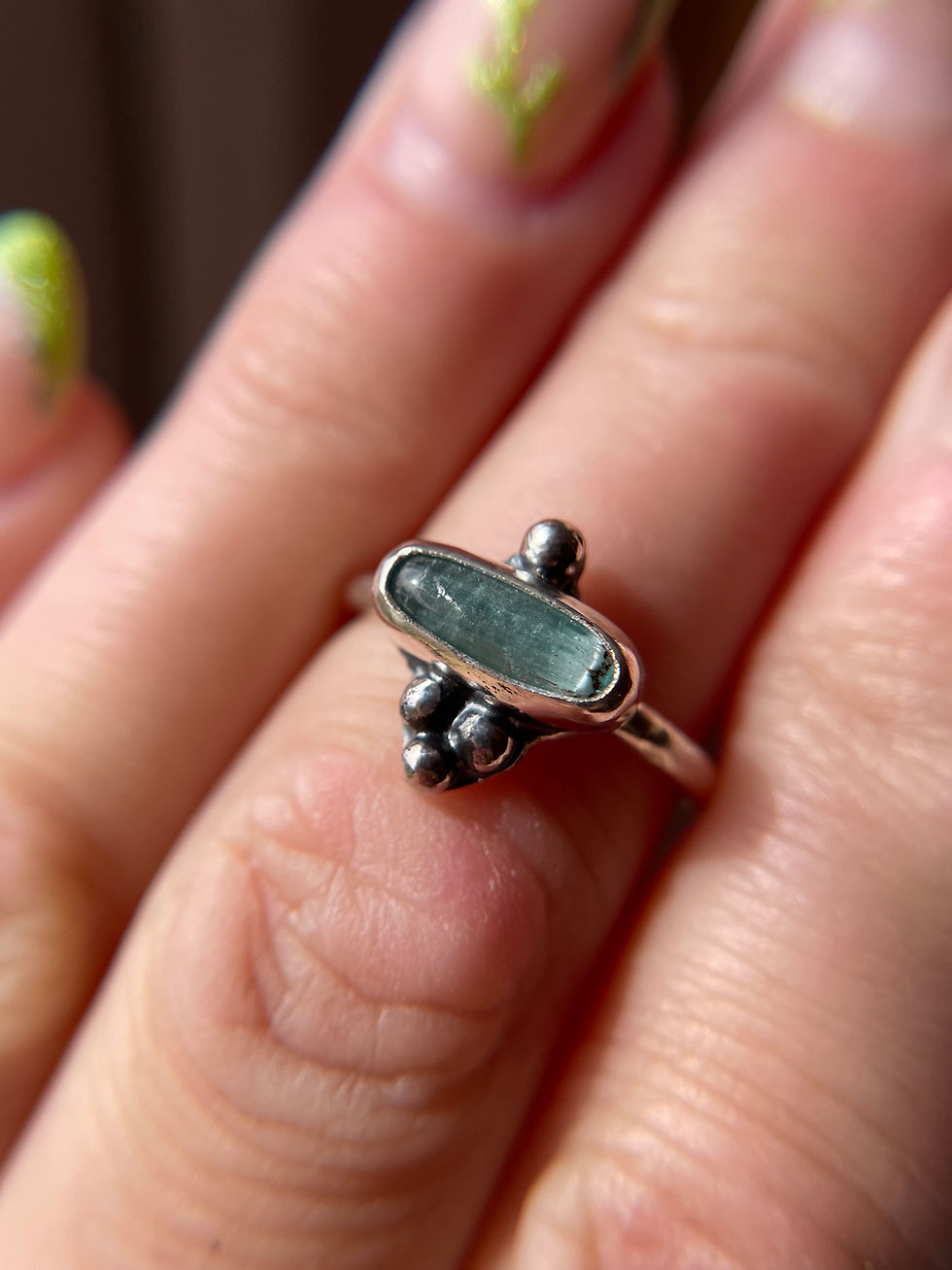 Thumbnail: Blue Tourmaline Ring