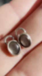 Thumbnail: Abalone Shell Hoop Charms