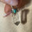 Thumbnail: Turquoise & Phantom Quartz Point Necklace 