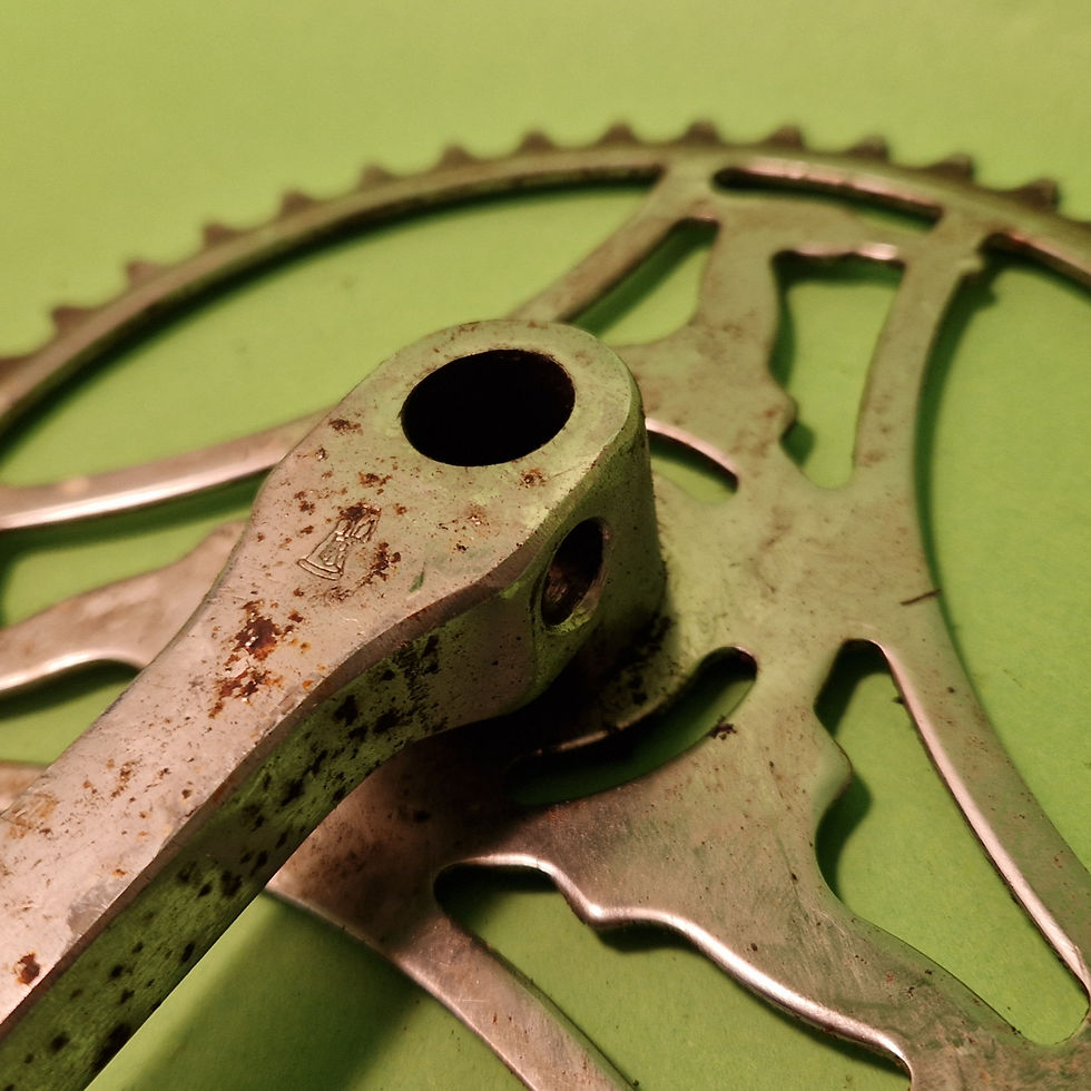 Thumbnail: Vintage Raleigh Right hand Single Chainset