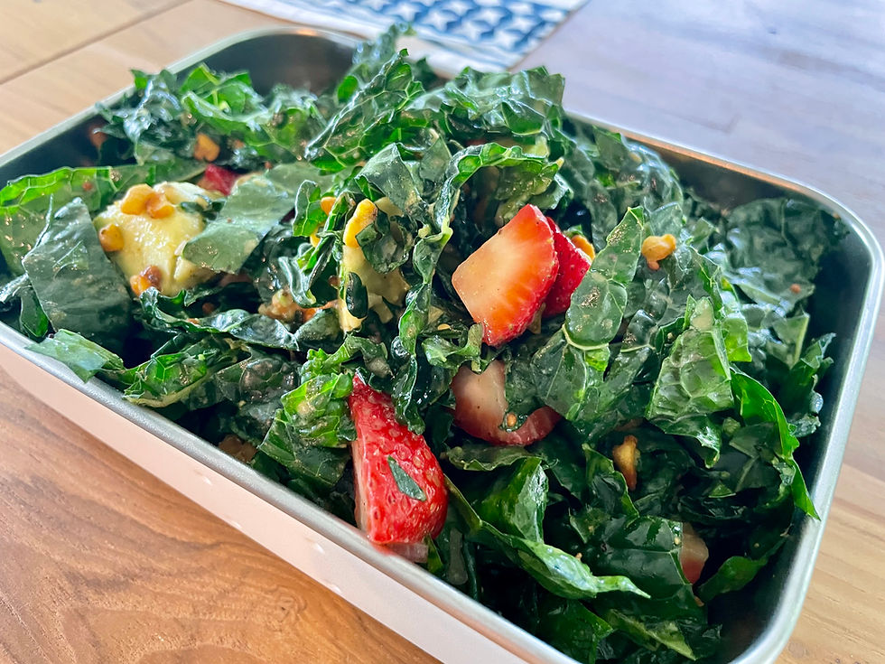 Strawberry Tempeh Salad